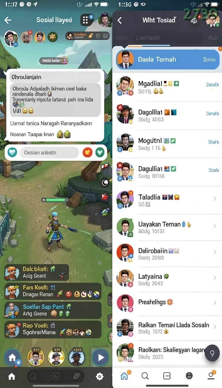 Cuplikan layar ACEPARTY — pengaturan akun